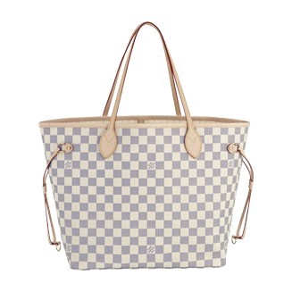 Louis Vuitton Damier Azur Canvas Neverfull MM N51107